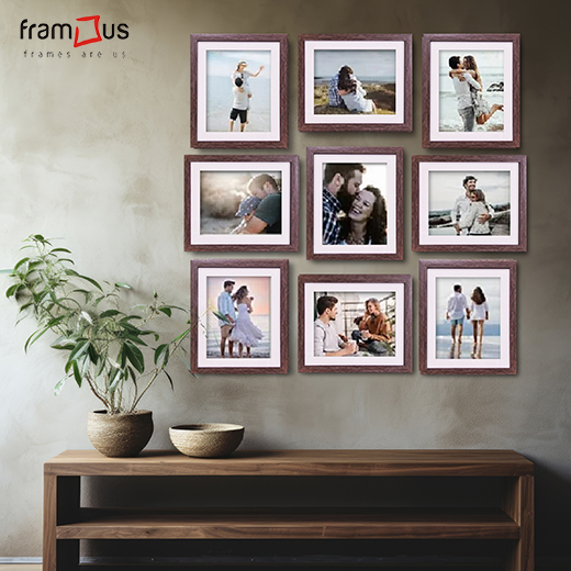 Wall of 9 Frames - WOF10R9  - 2005