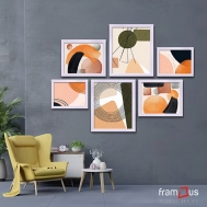 Wall of 6 Frames - WO6F02 - 4501