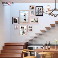 Wall of 9 Frames - Mix