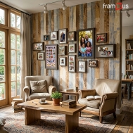 Wall of 16 Frames - Mix