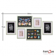 Wall of 6 Frames - WO6F03 - Mix