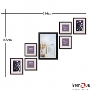 Wall of 7 Frames - WO7F06A - Mix