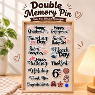 Magnet Pin Double Memory