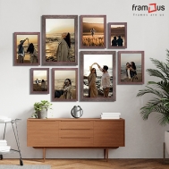 Wall of 8 Frames - W08F11 - Mix